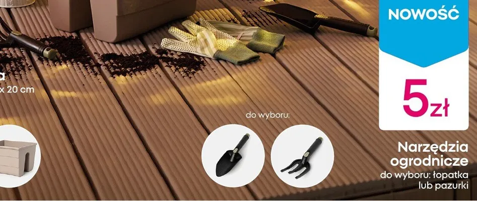Narzędzia ogrodnicze, różne rodzaje promocja w Pepco