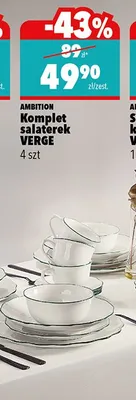 Komplet salaterek Verge 4 szt promocja w Biedronka Home