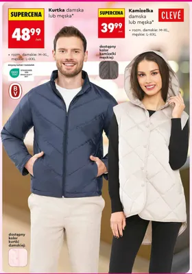 Kamizelka damska lub męska promocja w Biedronka