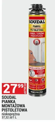 Pianka montażowa pistoletowa niskoprężna promocja w Merkury Market