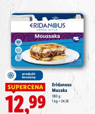 Danie gotowe Eridanous Musaka promocja w Lidl