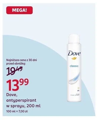 Antyperspirant promocja w Rossmann