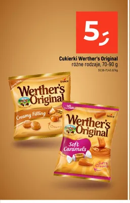Cukierki Werther's Original Creamy Filling promocja w Dealz