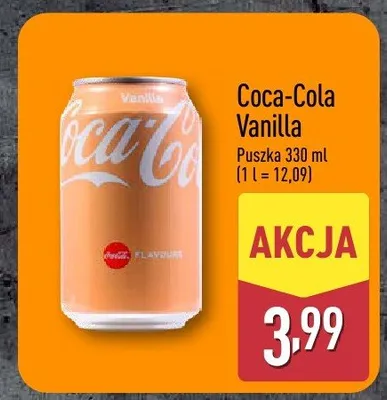 Napój gazowany Coca-Cola Vanilla promocja w Aldi