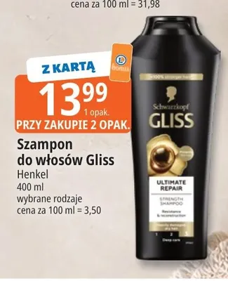 Szampon do włosów Gliss promocja w Leclerc