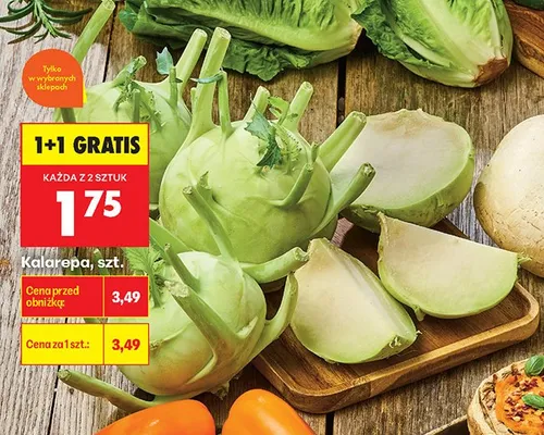 Kalarepa promocja w Biedronka