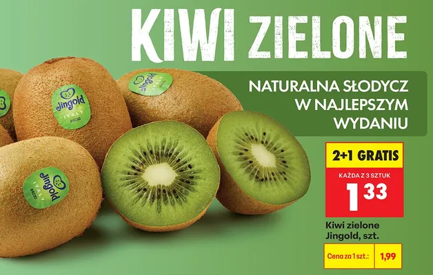 Kiwi zielone promocja w Biedronka