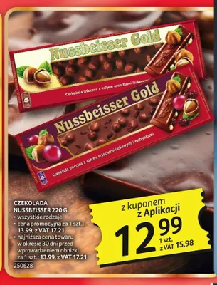 Czekolada Nussbeisser Gold promocja w Selgros