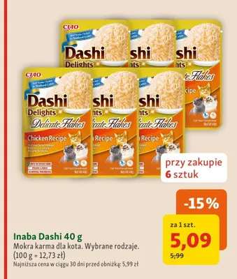 Mokra karma dla kota Inaba Dashi promocja w MAXI ZOO