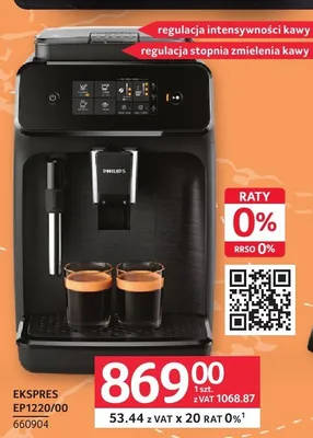 Ekspres do kawy Philips EP1220/00 promocja w Selgros