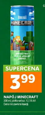 Napój Minecraft jabłko-arbuz promocja w Stokrotka