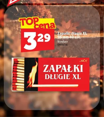 Zapałki długie Xl Niceplace promocja w TOPAZ