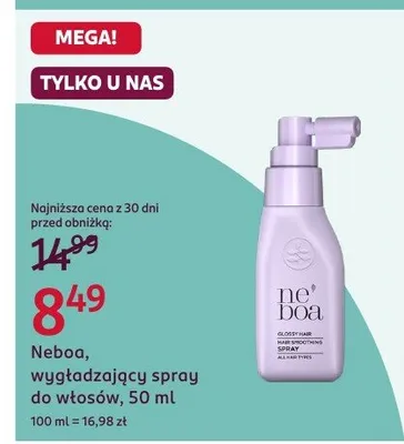 Wygładzająca spray do włosów promocja w Rossmann