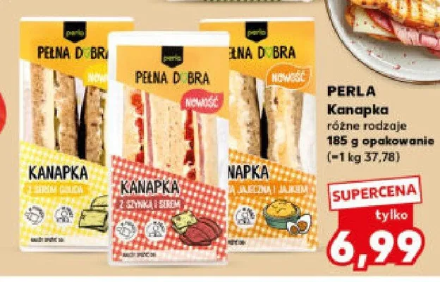 Kanapka różne rodzaje 185g opakowanie promocja w Kaufland