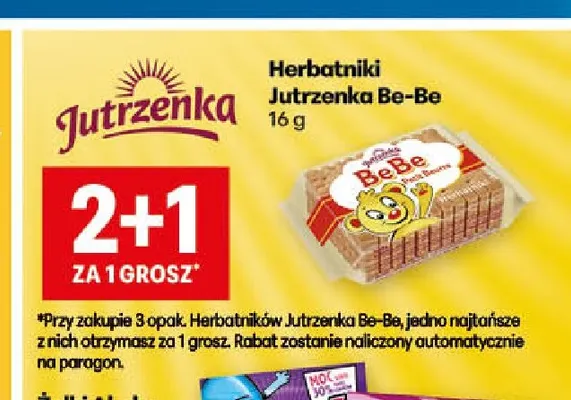Herbatniki Jutrzenka Be-Be promocja w Delikatesy Centrum