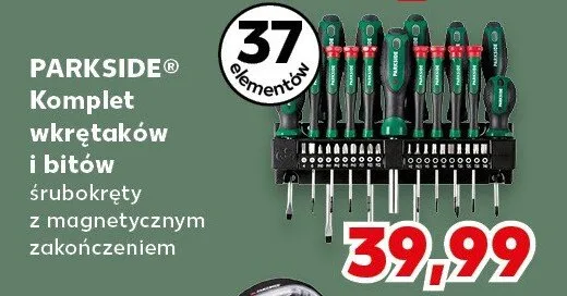 Komplet wkrętaków i bitów  promocja w Kaufland