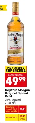 Rum Original Spiced Gold Captain Morgan promocja w Biedronka