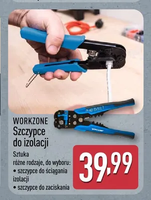 Szczypce do ściągania izolacji Workzone promocja w Aldi