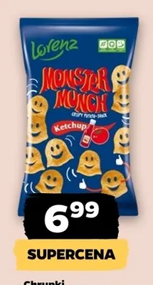 Chrupki Monster Munch Ketchup Lorenz promocja w Netto
