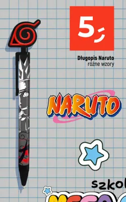 Długopis Naruto promocja w Dealz