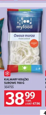 Kalmary krążki surowe myfood promocja w Selgros