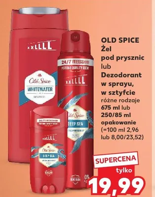 Żel pod prysznic Old spice captain promocja w Kaufland