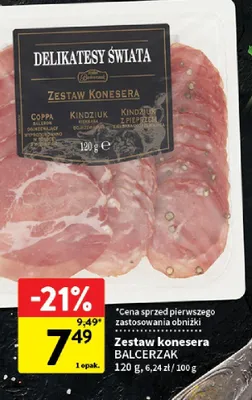 Zestaw konesera promocja w Intermarche