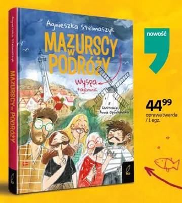 Książka Mazurscy w podróży Wyspa tajemnic Agnieszka Stelmaszyk promocja w Empik