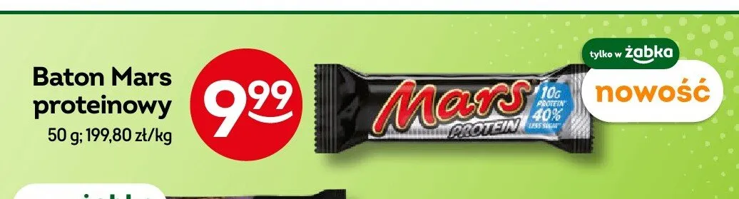 Baton proteinowy promocja w Żabka