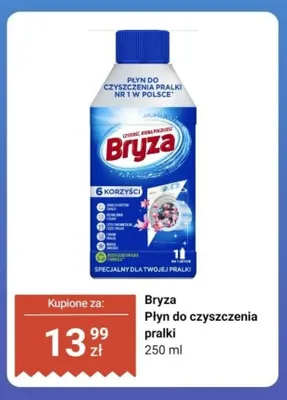 Płyn do czyszczenia pralki Bryza promocja w Dino