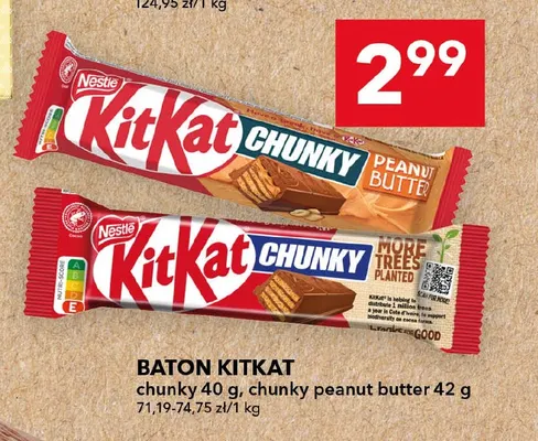 Baton KitKat chunky promocja w LEWIATAN