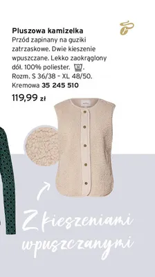 Pluszowa kamizelka Tchibo promocja w Tchibo