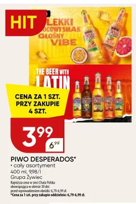Piwo Desperados Original promocja w Chata Polska