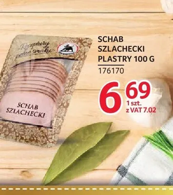 Schab szlachecki plastry ZMB Białystok promocja w Selgros