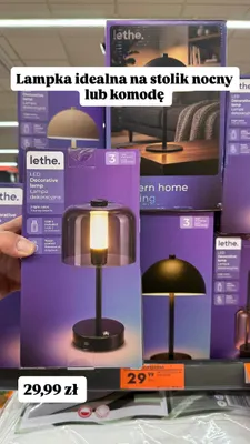 Lampa dekoracyjna LED Lethe promocja w Biedronka