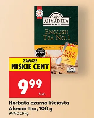 Herbata czarna liściasta English Tea No.1 promocja w Biedronka