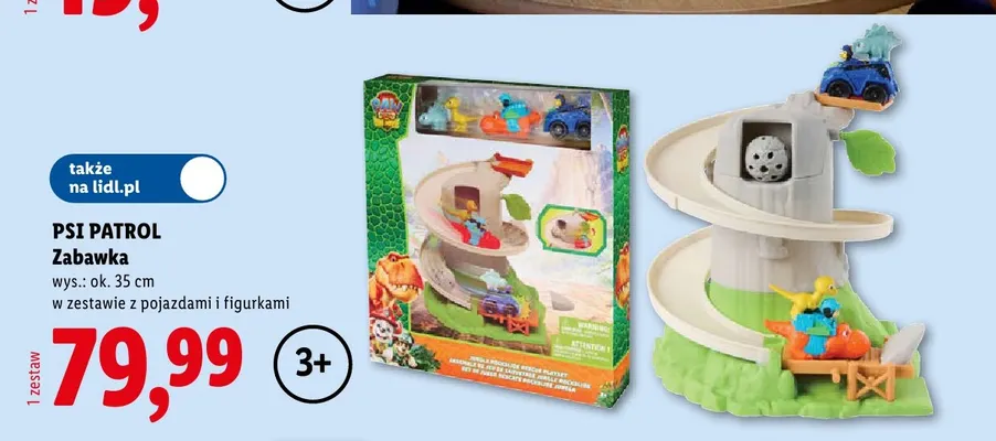 Zabawka Psi Patrol z pojazdami i figurkami promocja w Lidl