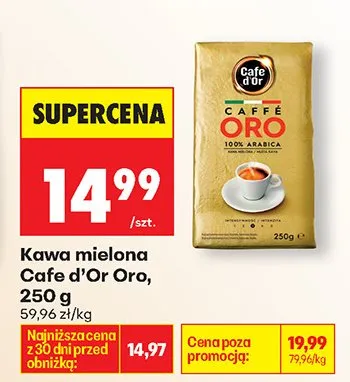 Kawa mielona 100% Arabica promocja w Biedronka