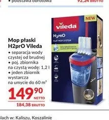 Mop płaski H2prO Vileda promocja w Makro