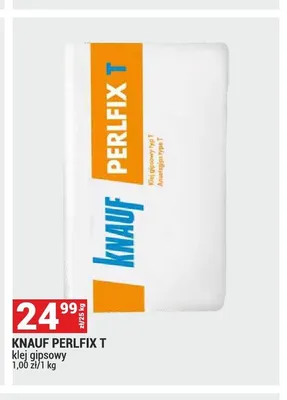 Klej gipsowy Knauf Perlfix T promocja w Merkury Market