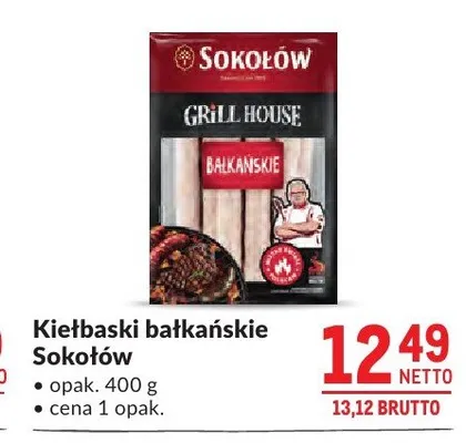 Kiełbaski bałkańskie Sokołów promocja w Makro