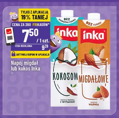 Napój migdał Inka promocja w POLOmarket