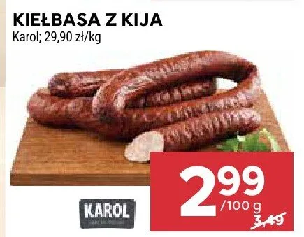 Kiełbasa tatrzańska promocja w Stokrotka