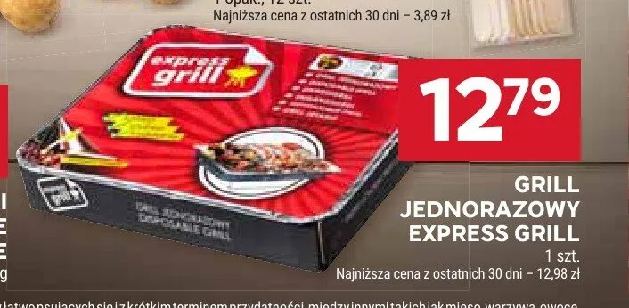 Grill jednorazowy Express Grill promocja w Stokrotka