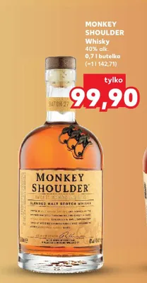 Whisky 40% alk. promocja w Kaufland