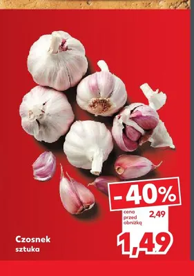 Czosnek promocja w Kaufland