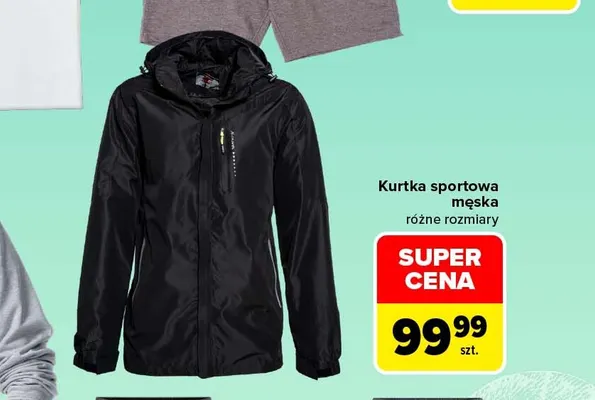 Kurtka sportowa męska promocja w Carrefour