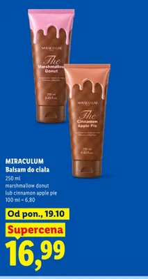 Balsam do ciała Miraculum The Marshmallow Donut promocja w Lidl