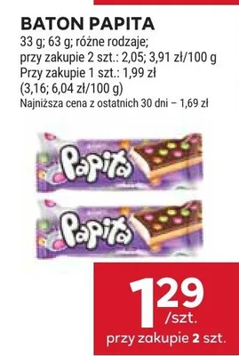 Baton papita promocja w Stokrotka