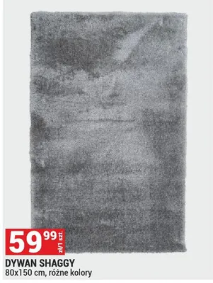 DYWAN SHAGGY 80x150 cm, różne kolory promocja w Merkury Market